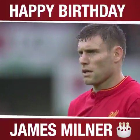 Happy birthday James Milner!   