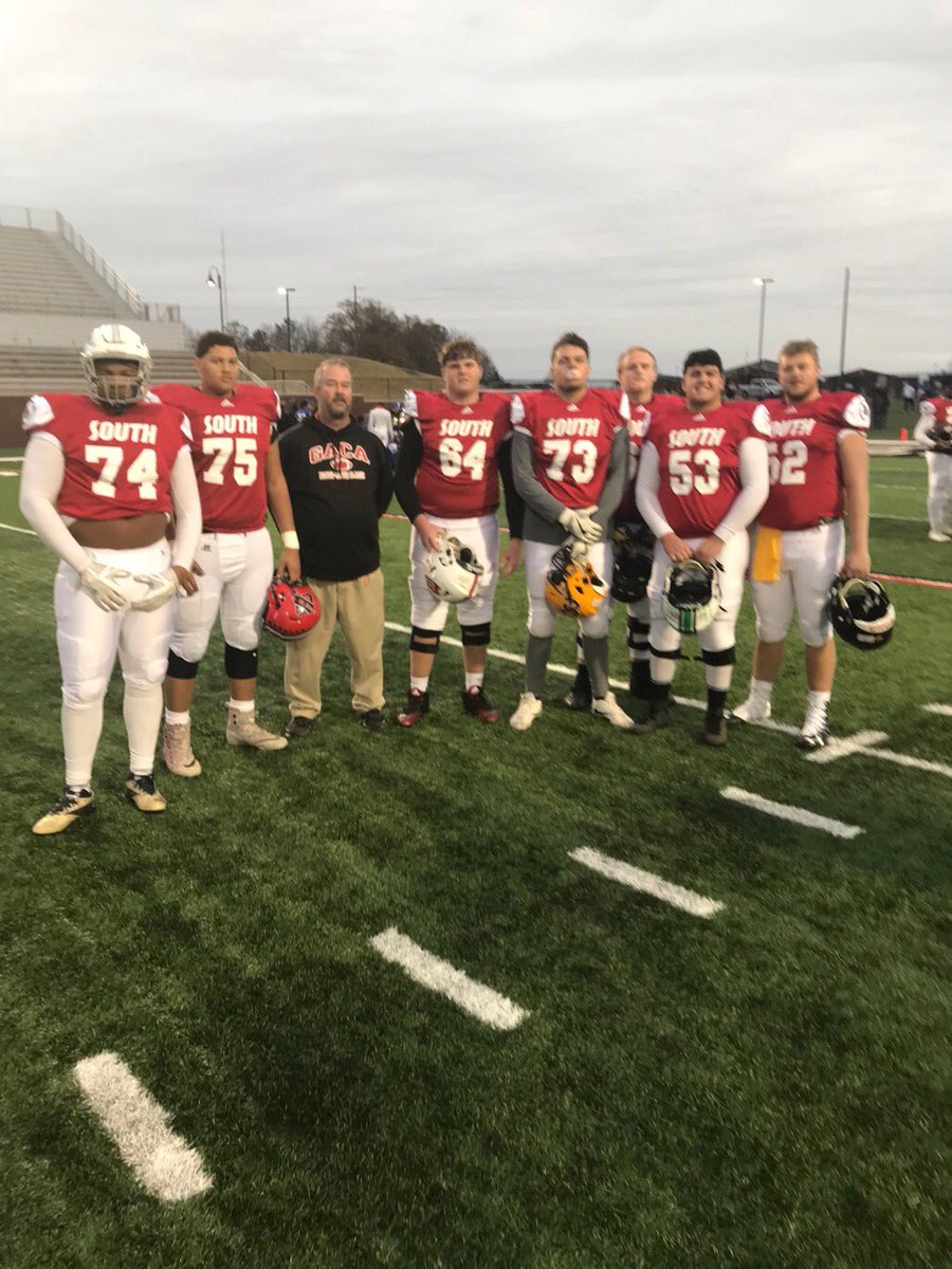 Had a great time playing in the annual Georgia Junior North/South Allstar Classic game with these guys. Im all the way on the right. South all the way. @GACAFootball
