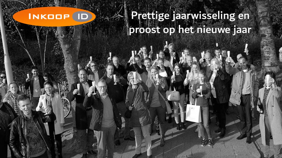 InkoopID's tweet photo. Namens ons allemaal een hele fijne jaarwisseling gewenst en de beste wensen voor 2018! Proost! https://t.co/n280bGJ6bD