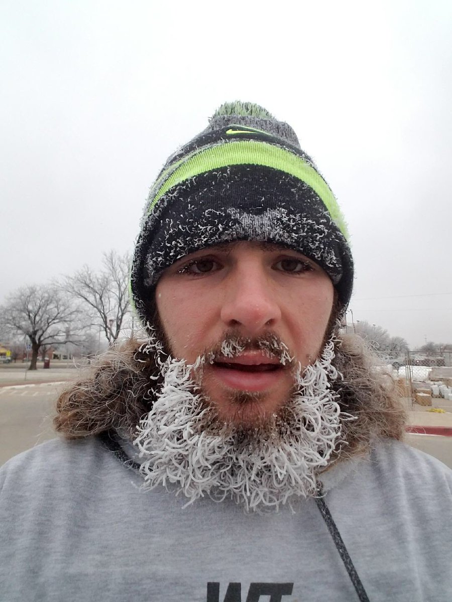 WTAMU_XCTF's tweet photo. I think we should make this Briggs’ new roster pic! #FrozenBeard #WTAMU #FearTheBeard #WTXC https://t.co/mYz6rYE3GD