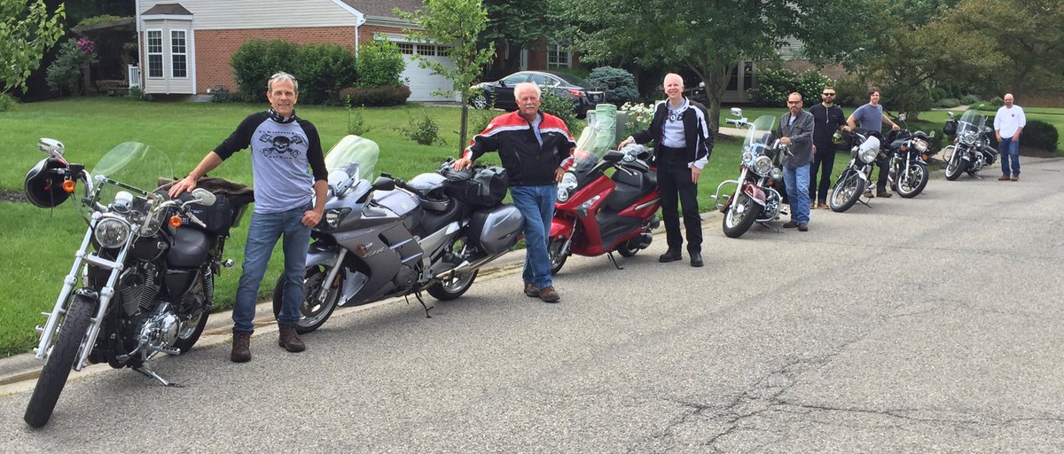 blainekelley's tweet photo. 2. #BestOf2017: #BikeTrip #ToKingdomComeAndBack ... me on #Sym250RV Scooter and the rest on motorcycles. #ModVsRockers @MetroScooter @ScooterGroove https://t.co/al9ISgGRHs