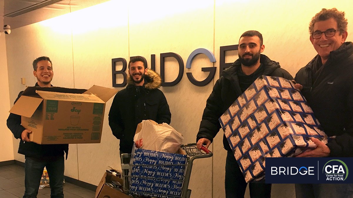 ConnectByBridge's tweet photo. We want to thank everyone at Bridge who helped contribute to our holiday food drive! All donations have been submitted to our local Center for Food Action @CFA201. #BridgeCares #GiveLocally #SayNo2Hunger https://t.co/sgxpQRdvft