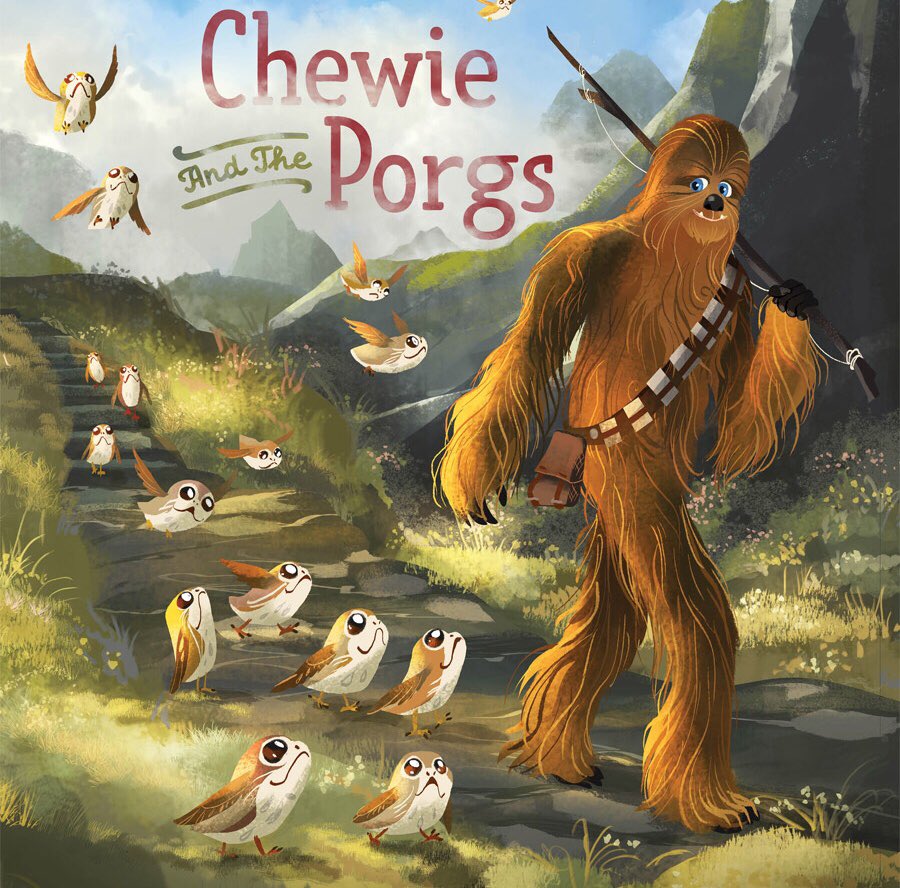 ChewiesCopilot's tweet photo. @eklixio Chewie and the Porgs https://t.co/xY2Eb32RG8