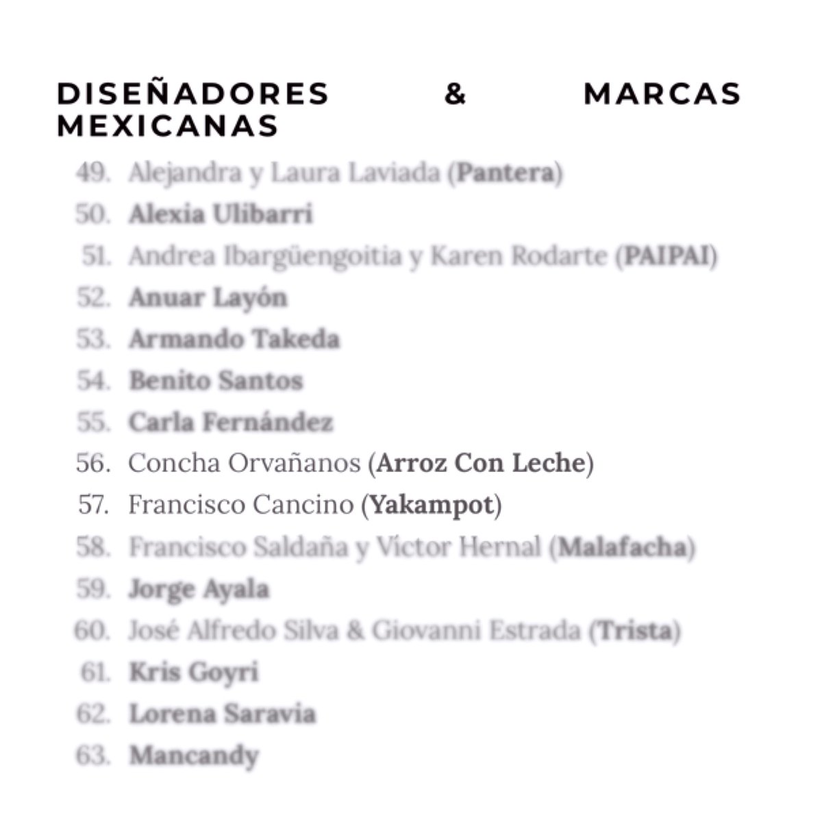 Gracias a Compra Moda Nacional por incluir a Concha Orvañanos y Francisco Cancino en los #99deMX de 2017. ❤️