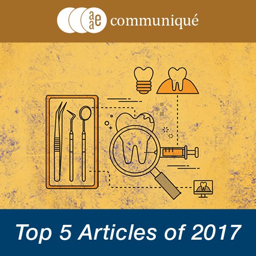 savingyourteeth's tweet image. The year is rapidly winding down, and as we prepare to welcome 2018, we're showcasing the five most popular Communique feature stories of 2017. First up, "Successful Local Anesthesia: What Endodontists Need to Know," by Dr. Al W. Reader. aae.org/specialty/2017…