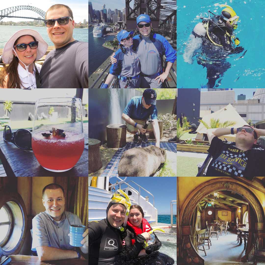 adventuredone's tweet image. Adventure Done Right - BEST 9 - 2017! Sydney, Bridge Climb, Scuba, Glamping,Hobbiton, and WOMBAT! #Australia #Adventuredoneright #ADR