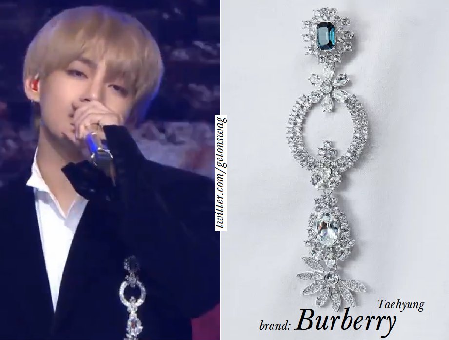 BTS FASHION/STYLE FINDER — 190419  Taehyung : Chanel - Metal & resin brooch