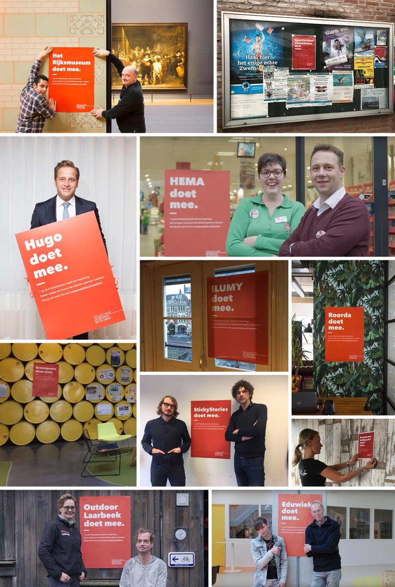 MensenrechtenNL's tweet photo. Een goed voornemen voor iedereen in 2018: doe mee! Draag je steentje bij om mensen met een #beperking te laten #meedoen aan de samenleving. Doe jij al mee? Maak een poster en stuur je foto op via https://t.co/hNdKhcDyfL. Dan komt jouw goede voorbeeld op onze site. #VNverdrag https://t.co/If5R1GJRVr