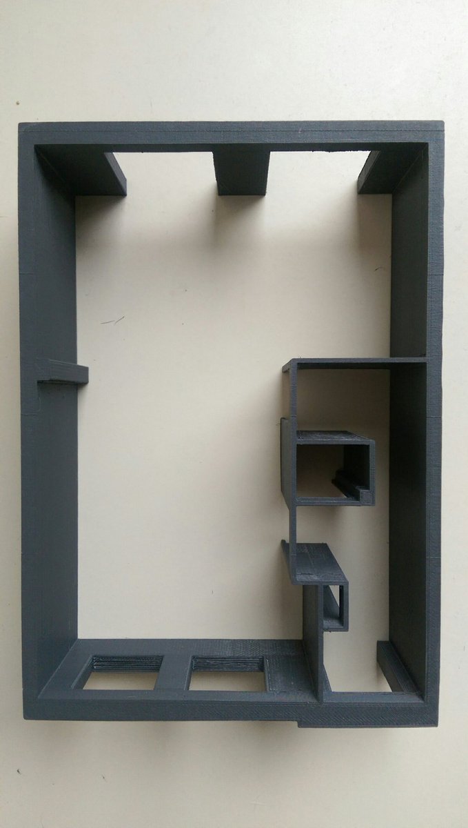 3drene's tweet photo. Op de @Tripodmaker het 1e deel van een complete woning 3Dgeprint in schaal 1:50. Ook een maquette van uw woning? Contact mij! https://t.co/hVufdaOTDj