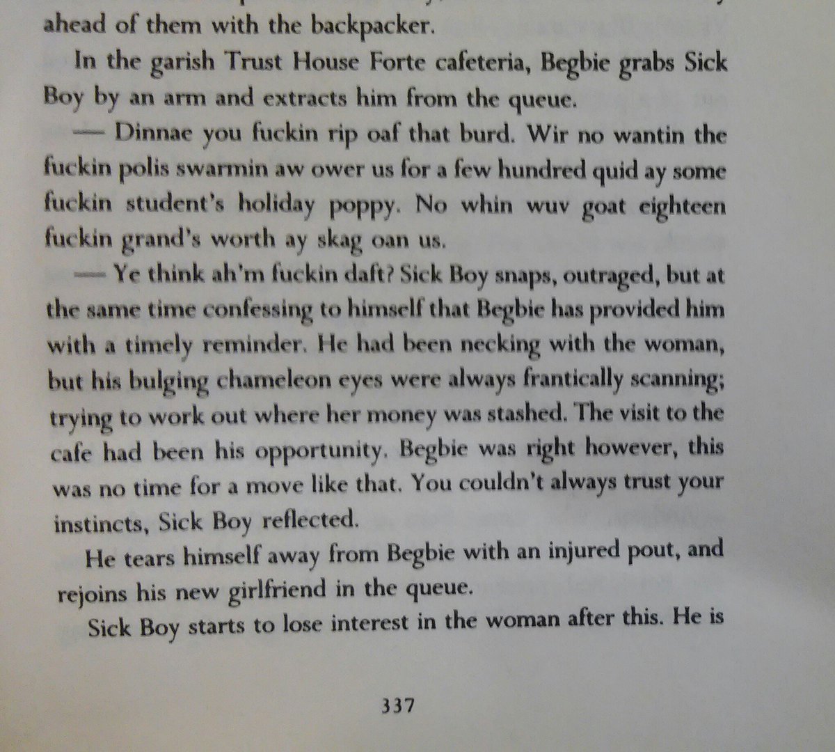 agcmpls's tweet photo. @boctransmission Was reading this page when @boctransmission tweet appeared. @IrvineWelsh 
Scots unite! https://t.co/5sOKfrPGzP