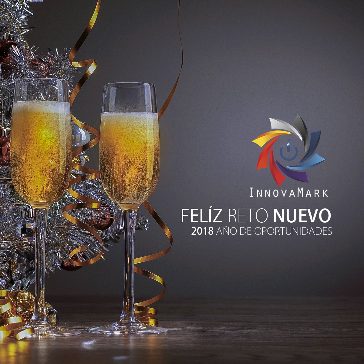 InnovaMarkCOL's tweet photo. El 2018 será un año lleno de retos y deseamos que tus triunfos sean tan grandes como tus sueños, que tus ganancias sean tan grandes como tus anhelos y que tu felicidad sea tan grande como las ganas de luchar por los tuyos! Feliz año nuevo. #Exitos #Felicidades #InnovamarK https://t.co/a34CjJDCWw