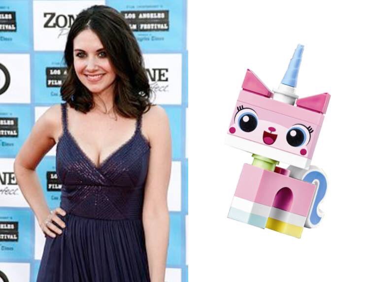 Happy 35th Birthday to Alison Brie! The voice of Unikitty in The LEGO Movie.  