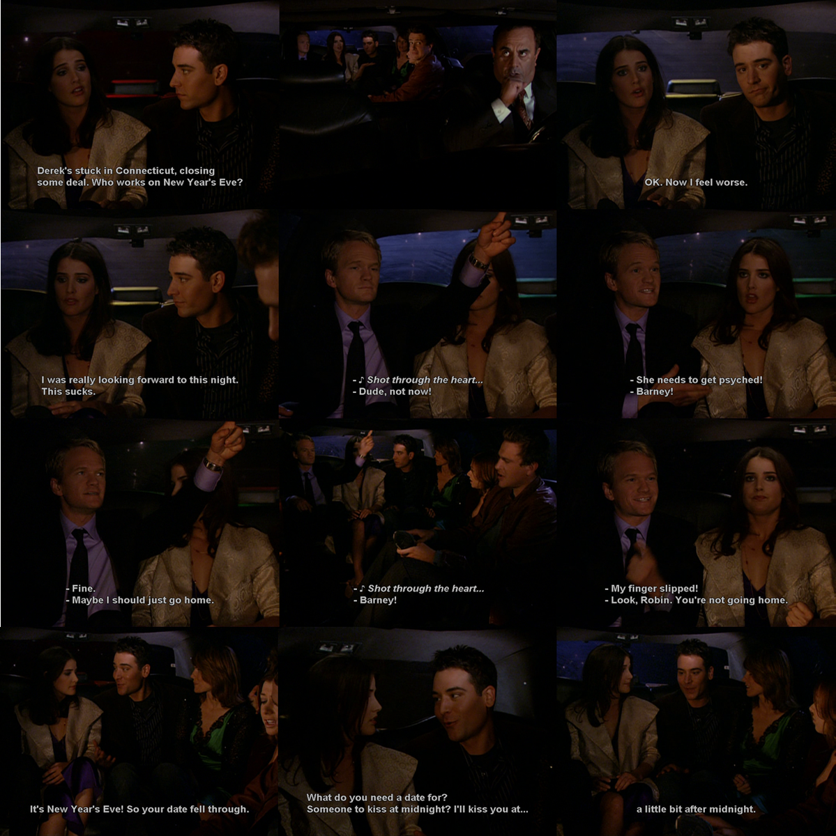 tvshowquote1's tweet photo. #Ted: Look, Robin, you’re not going home. Come on, it’s #NewYearsEve. Look, so your date fell through. So what? What do you need a date for? Someone to kiss at midnight? Fine. I’ll kiss you at… a little bit after midnight. #HIMYM #HowIMetYourMother #GetPsychedMix #NYE #NewYear https://t.co/BKt1vAj3t0