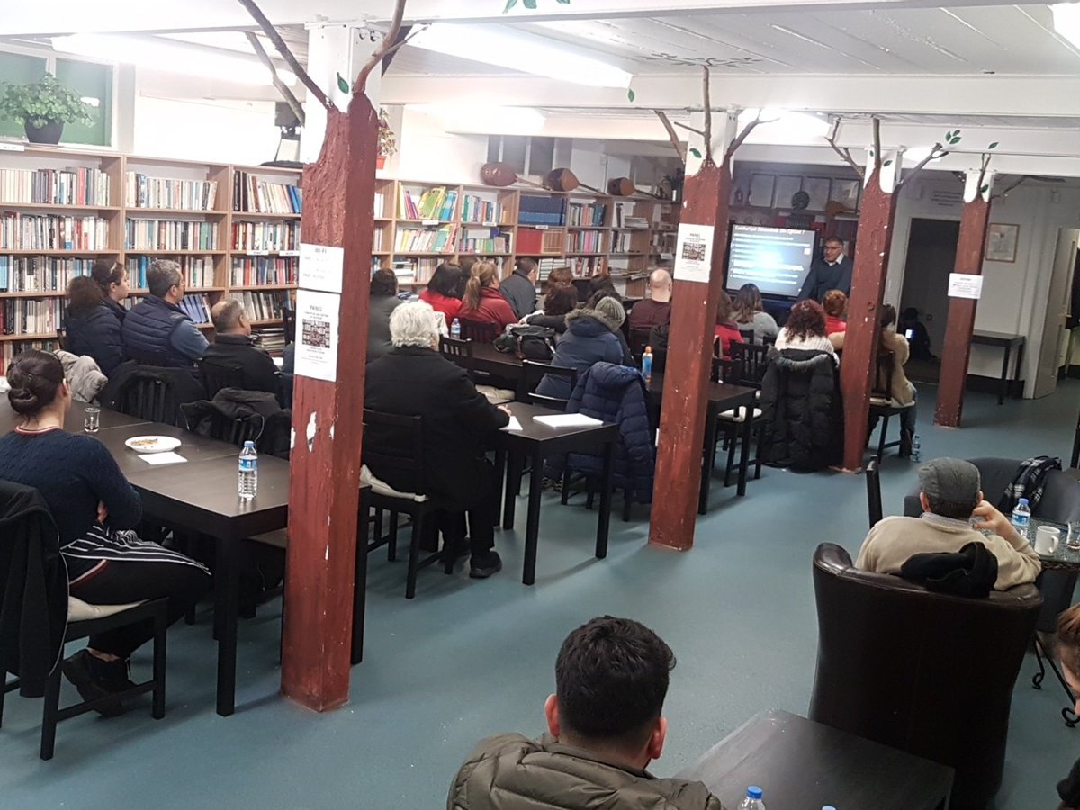 ErginErbil's tweet photo. Panel: Forced Compulsory Religious Lessons &amp; Alevis in Turkey by writer &amp; researcher Turan Eser. Forced Islamic lessons targeting non-muslim Alevi pupils in Turkey are a part of Turkey's disgusting assimilation policies @BAFingiltere @BAGF_ Enfield Alevi Cultural Centre #Alevism https://t.co/hJBfzfj0Zz