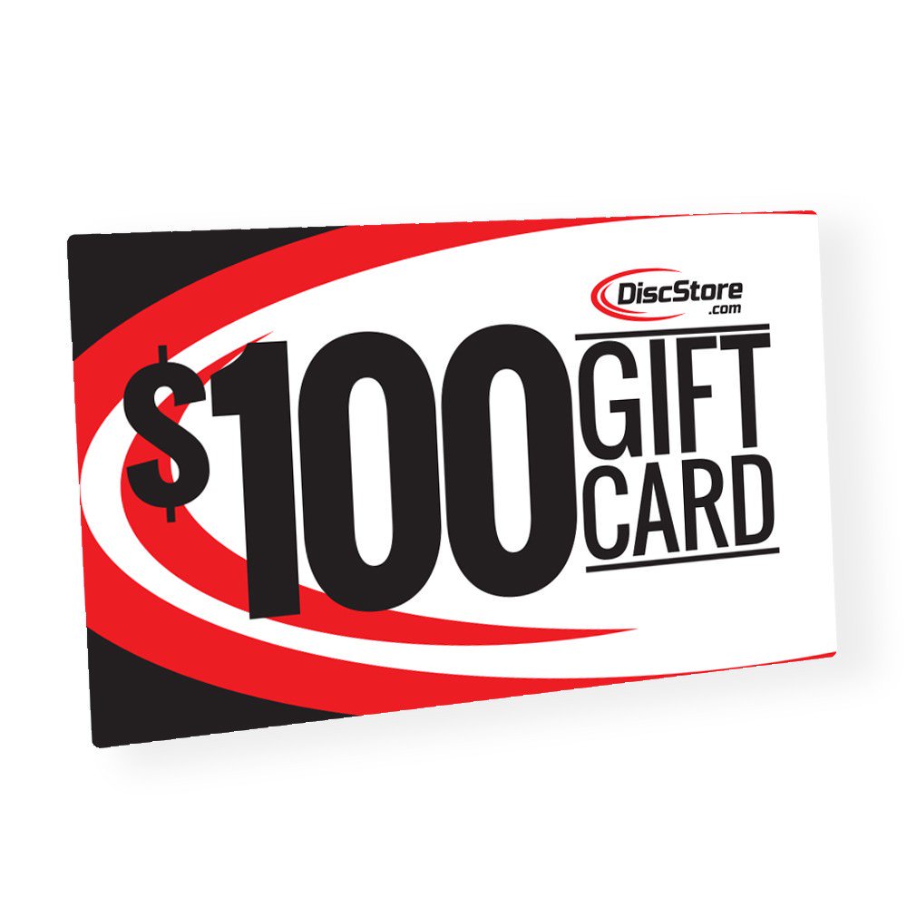 DiscStore's tweet photo. FREEBIE FRIDAY - RT and let us know what you would get with this $100 gift card for a chance to win it! #ultimatefrisbee #discgolf https://t.co/iwEYMTYQmG