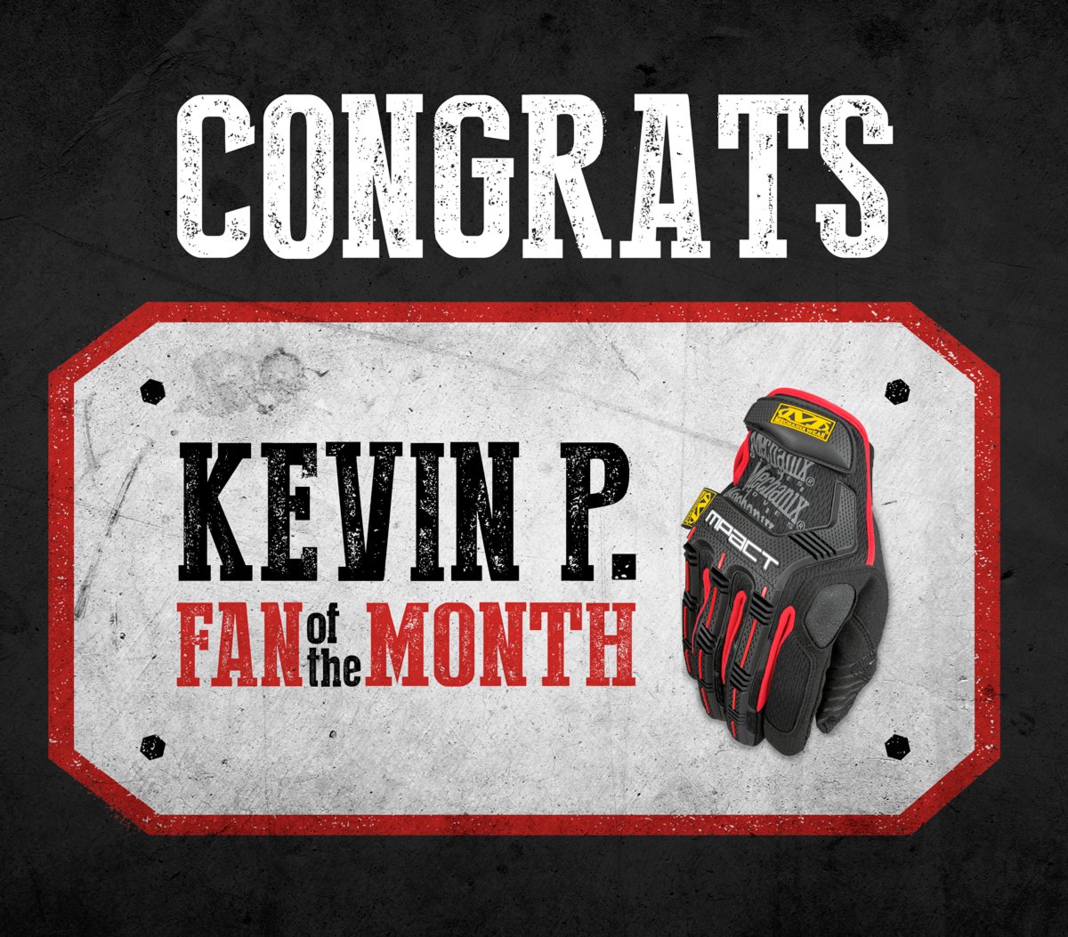 IRProducts's tweet photo. Congrats, Kevin P. Thank you for sharing your latest REAL WORK with us. Keep putting in the hard work with these @Mechanix_Wear gloves.
#IRTOOLS #REALFANS #congratulations #FanoftheMonth #toolswag #winner #swag #winning https://t.co/tjsEwmQoZM