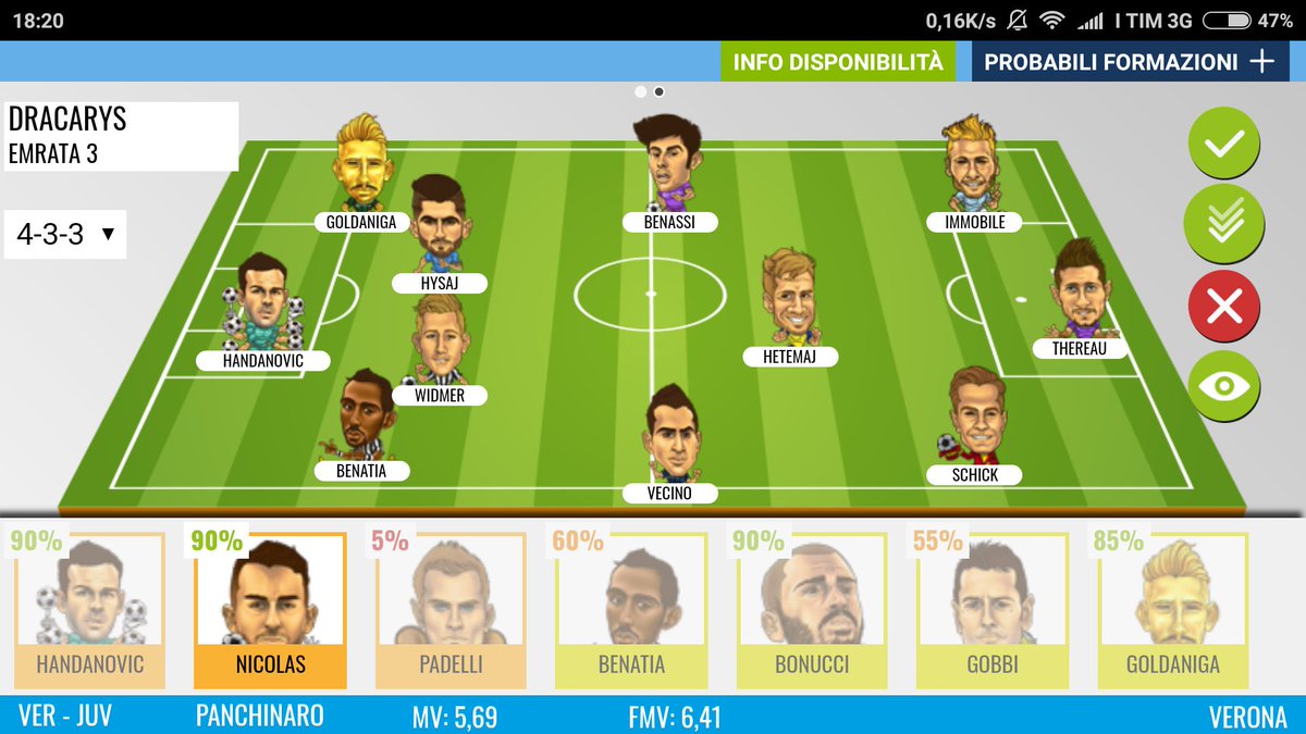 Finalmente PATRIK SCHICK torna titolare al Fanta. È ora di far piangere chi ce l'ha lasciato a 10 milioni.

#FantaEmrata