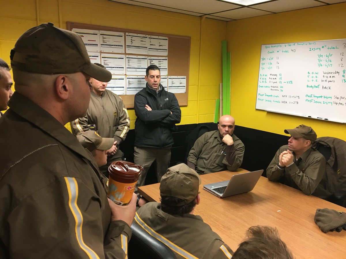 Staten Island New Hire Safety Huddle. <a href="/northatlupsers/">NorthAtlantic UPSers</a> <a href="/_upsers/">@UPSers</a> <a href="/ups/">UPS</a>