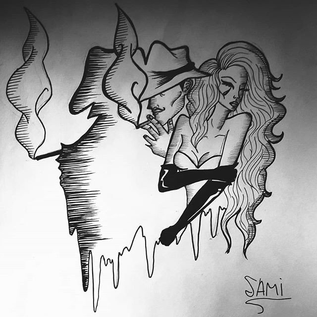 XariosKrue's tweet photo. Reposting @samuelfnog: - via @Crowdfire
The art of Noir.
#draw #drawtober2017 #drawing #illustration #noir #noirmovie #inktober https://t.co/QnAkEu7EBR