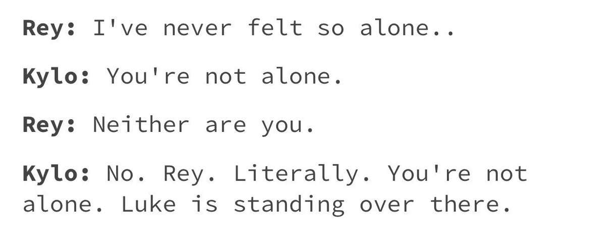 Way to ruin a moment Ben