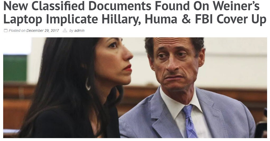 NavyVeteran68's tweet photo. #NVClassified Documents found on #NVAnthonyWeiner's laptop #NVImplicate #NVHillaryClinton, #NVHumAbedin, & #NVFBI #NVCoverUp #v15422b #NV122917 https://t.co/SCTEJUGmrl https://t.co/yBLckZShR7