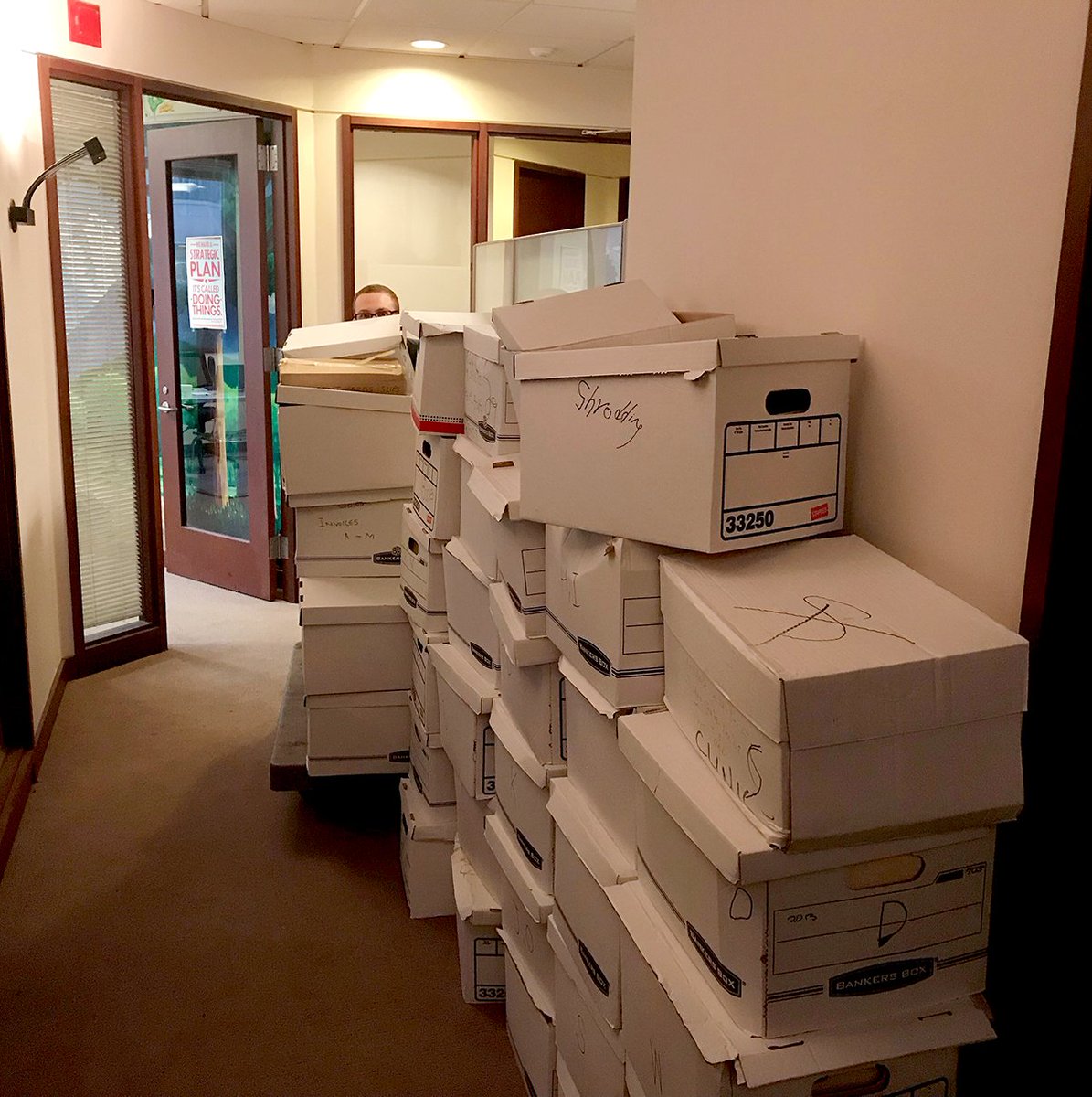 RUVEDInc's tweet photo. We're purging old files at the office. On second thought, maybe we should hold off so Dominic can get in one more game of hide 'n seek.
.
.
.
.
#GettingReadyFor2018 #NewYearResolution #CleaningUp #Recycling #MakeRoomFor #Ayurveda #Health #Natural #Balance #Wellness https://t.co/GAtjsgXspP