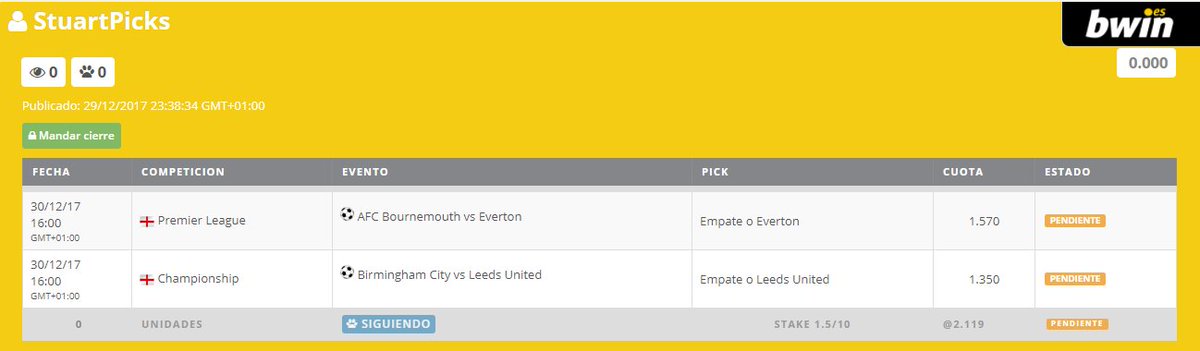 StuartTipster's tweet image. Para mañana ya tenemos un pronóstico 😉