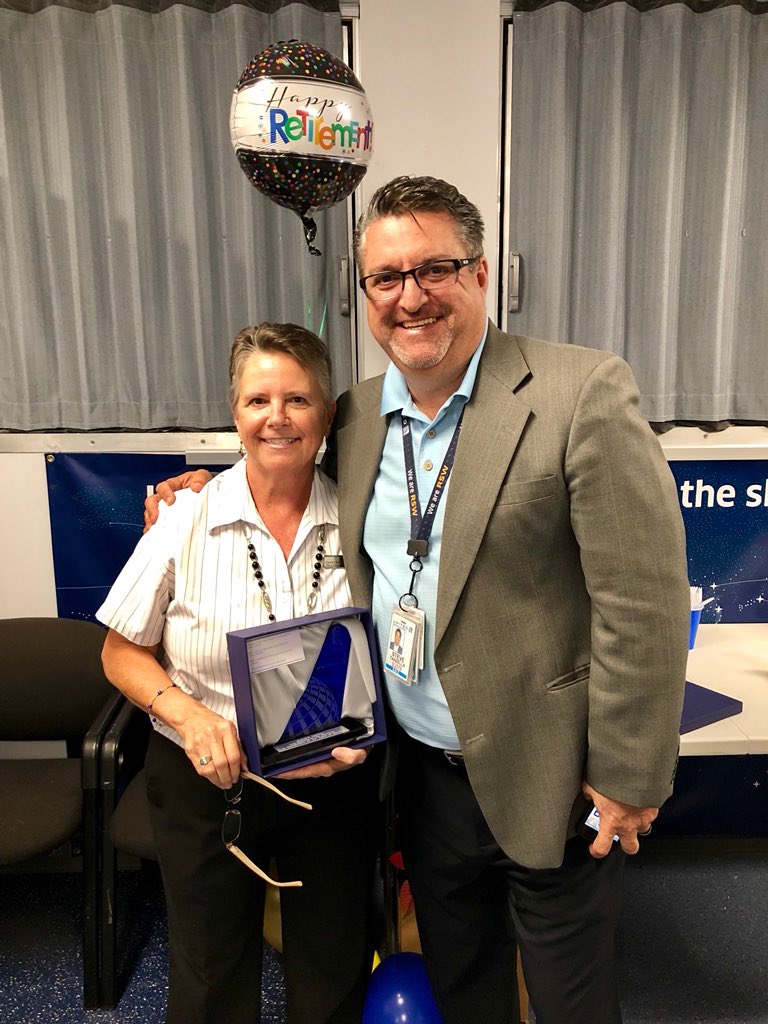 SteveTanzella's tweet photo. @weareunited #beingunited RSW Sandi Meillo celebrates retirement with our team as she closes her career here with 33 Years at United. A true Professional and she will be missed. All the best Sandi! https://t.co/IWJ6L7UMDI