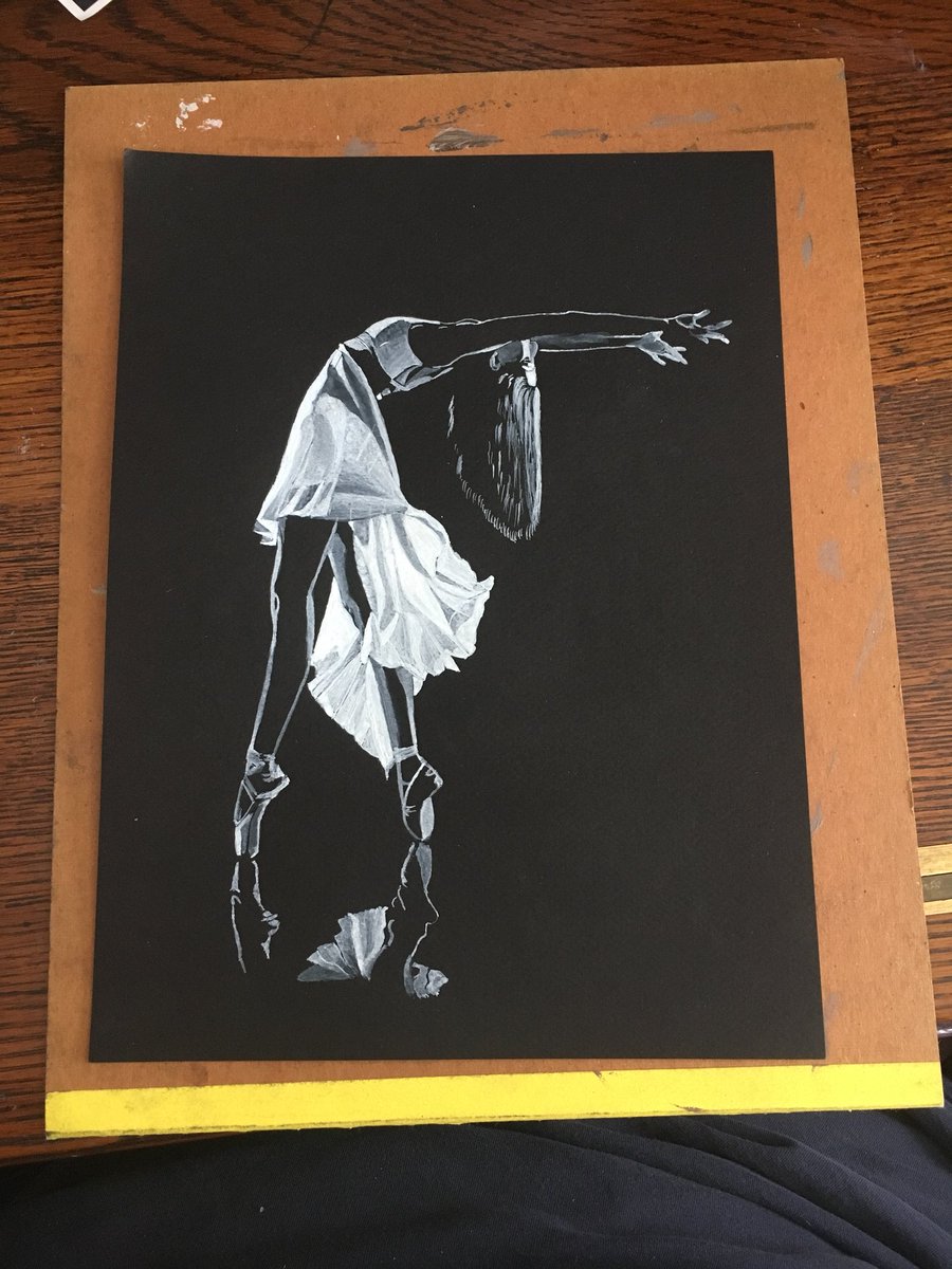 mj_art1374 on X: 9x12 watercolor on black paper #Watercolor  #watercolorpainting #art #painting #abstract #dance #Dancer #ballet  #blackandwhitephotography  / X