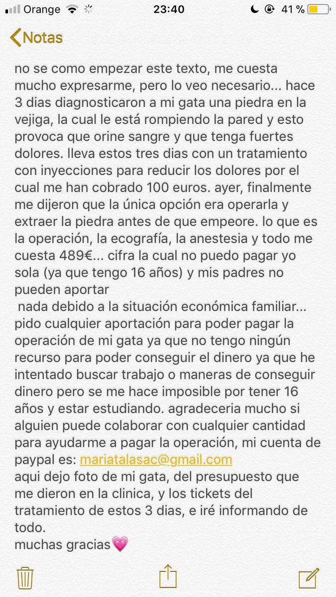 mariaftyt's tweet photo. agradeceria mucho cualquier ayuda, ya sea económica o con un simple RT para conseguir difundirlo ... muchisimas gracias 💗 https://t.co/fwUCdZBQSP