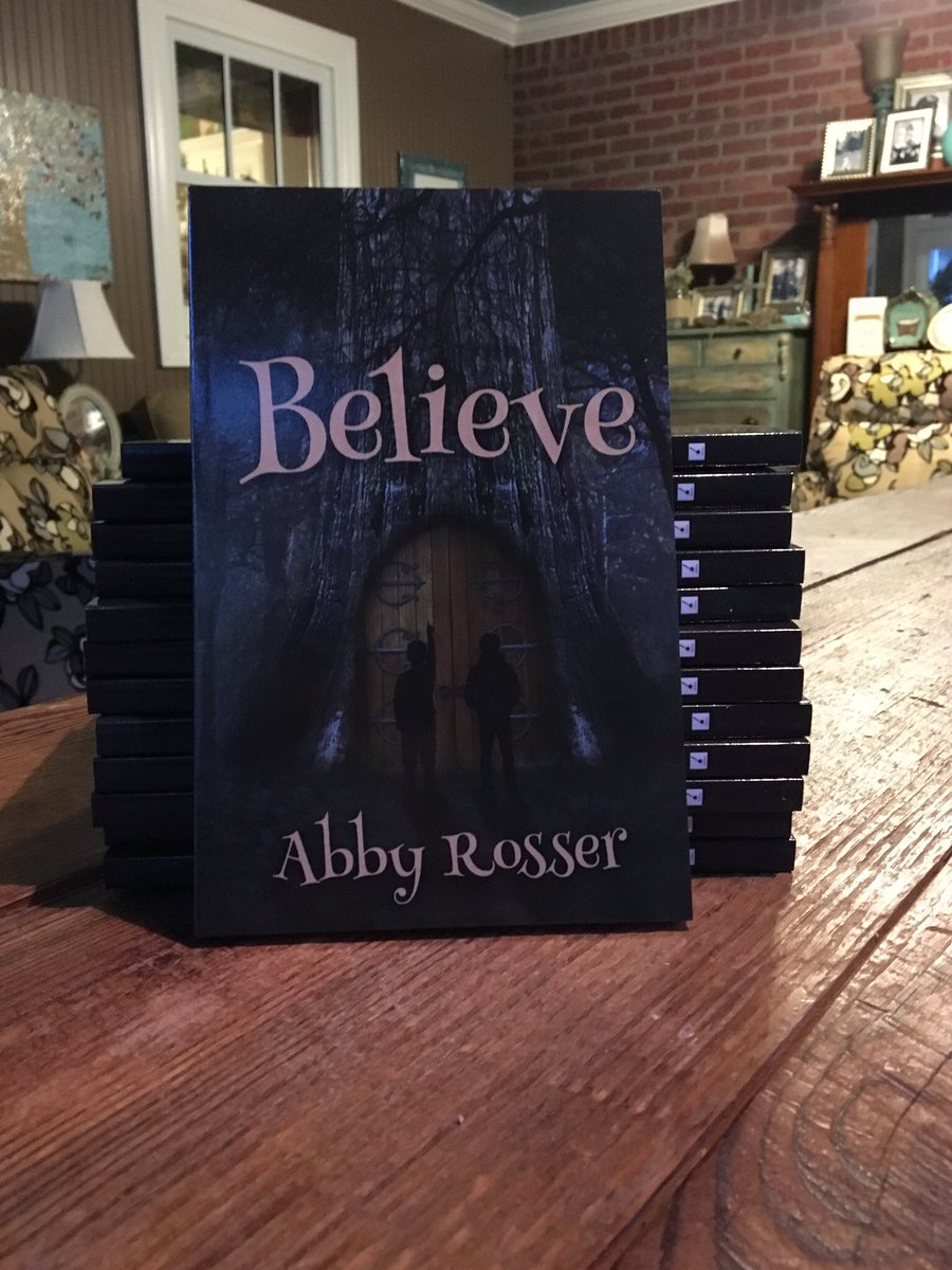 My advance copies of BELIEVE just arrived! Release date is just 5 days away!