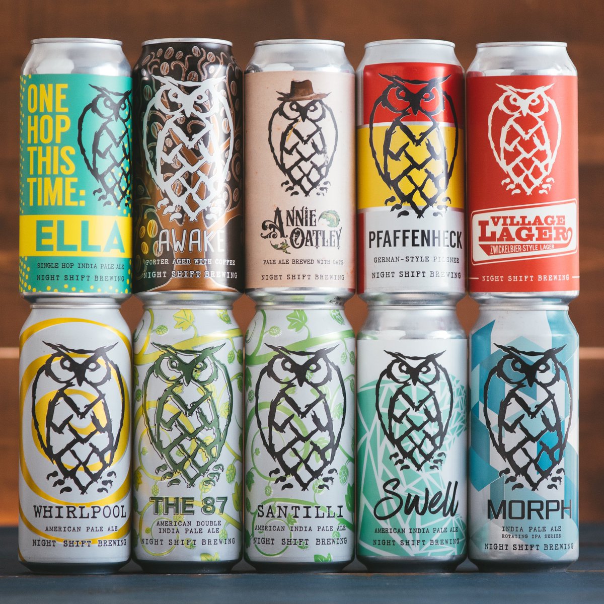 Night Shift Brewing on X: Cans: the #1 choice of those who toast too hard.  Save yourself the broken glass and come stock up for all your New Year's  weekend needs. #NYE2017 #
