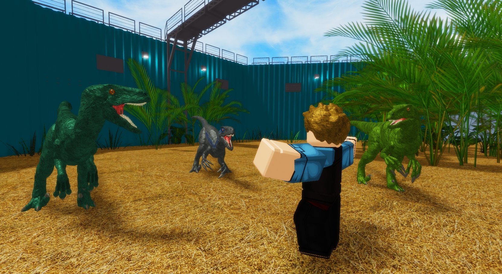 A Jurassic World rp game?! (Site A) (Roblox) 