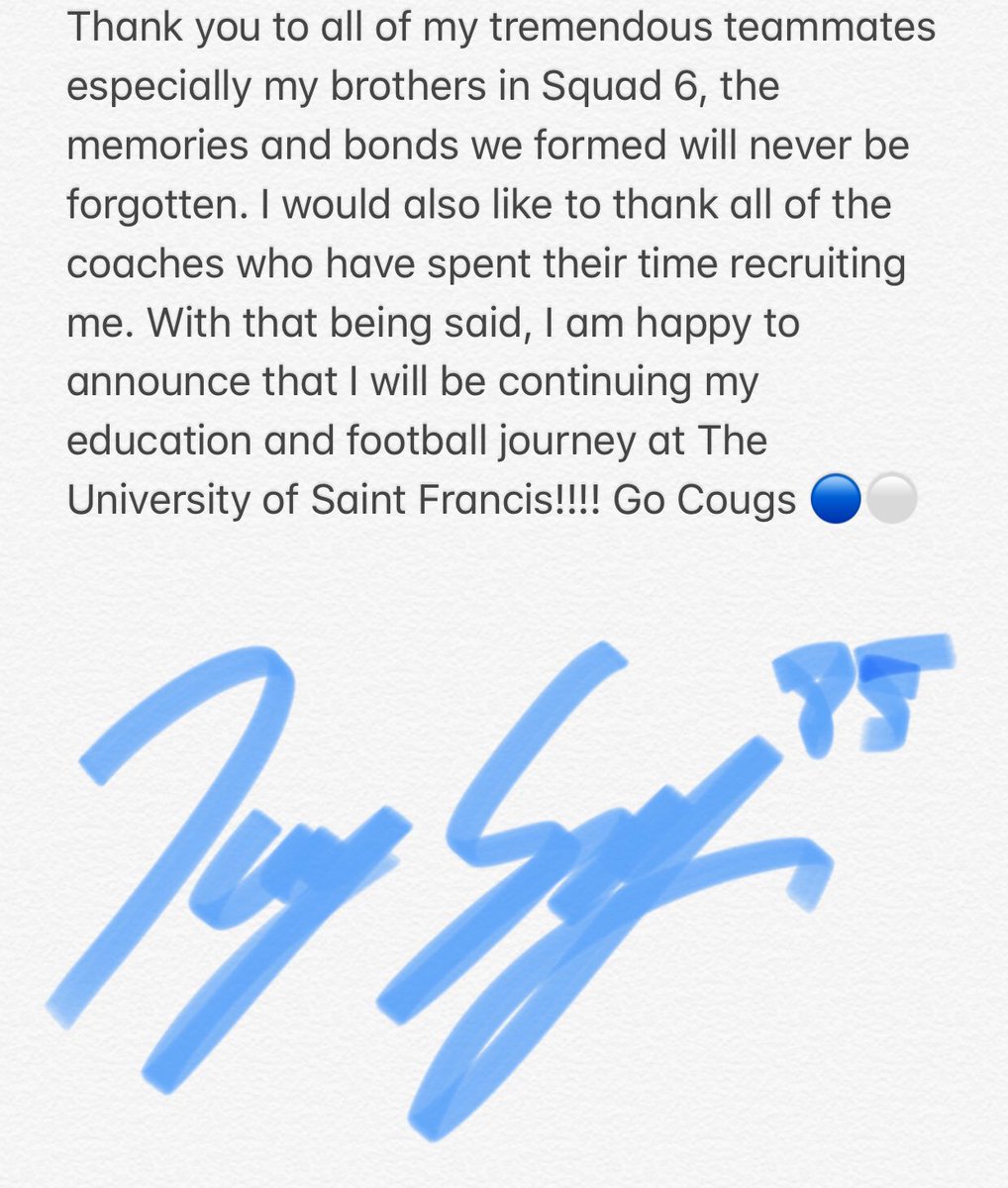 the_jaysegal's tweet photo. COMMITTED 🔵⚪️ @USF_Football https://t.co/Pmd8flTjy8