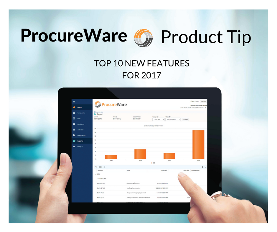 PW_ProcureWare's tweet photo. As we look back on 2017, we are excited to share some of our new product features. Read blog: https://t.co/fJwYV0R7J1 https://t.co/p4l7bkP8FZ