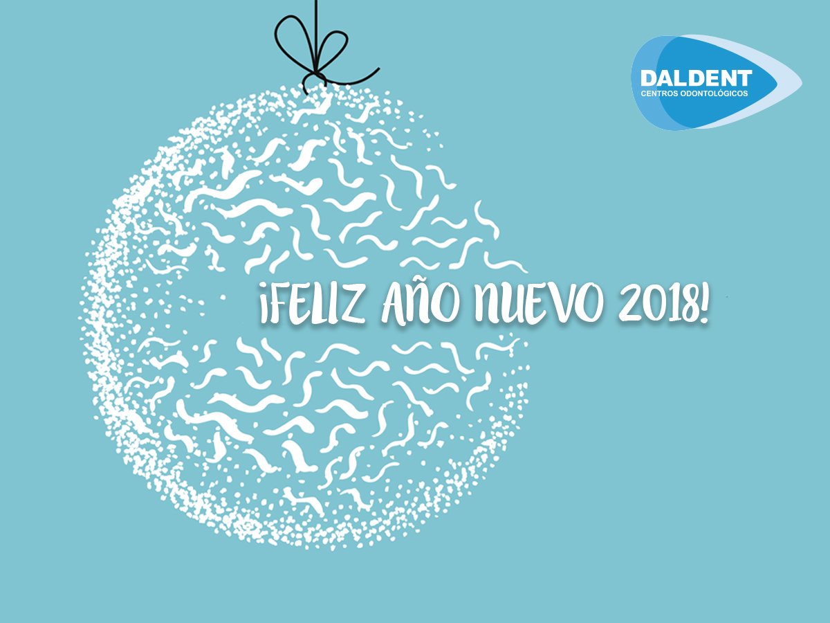 Todo el equipo de Daldent te desea un feliz y próspero Año Nuevo. ✨ #Dentista #Sanchinarro #LasTablas #Feliz2018