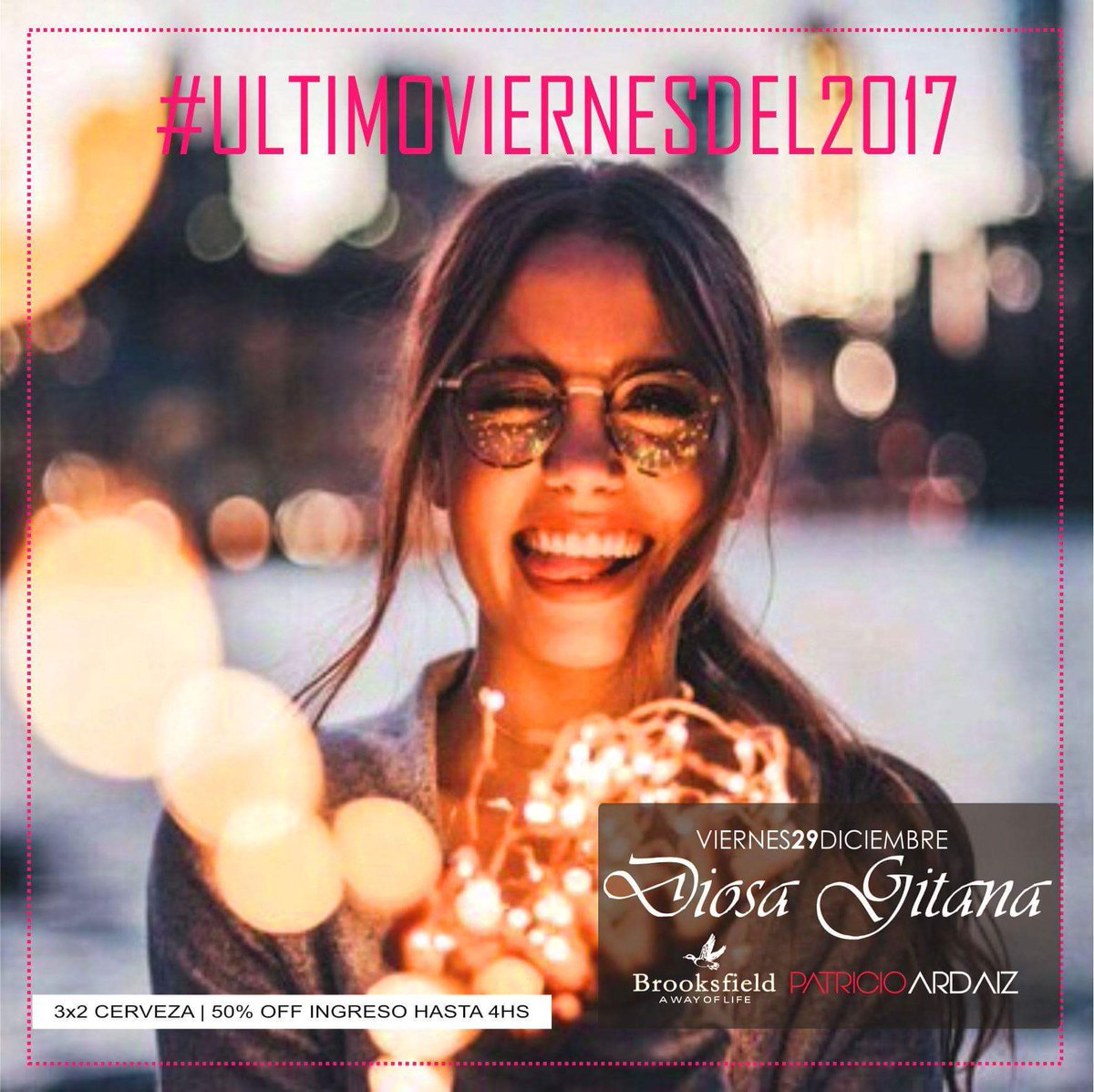 patricioardaiz's tweet photo. #ULTIMOVIERNESDEL2017 🎉💣💯🔥🎊
Viernes de #fiesta viernes de #DiosaGitana 😍
🎧
#music #party #night #friends #friday #Diosa #dj #djs #residentes #2sectores #terraza #summer #brooksfield #city https://t.co/8ZDCeifmkn