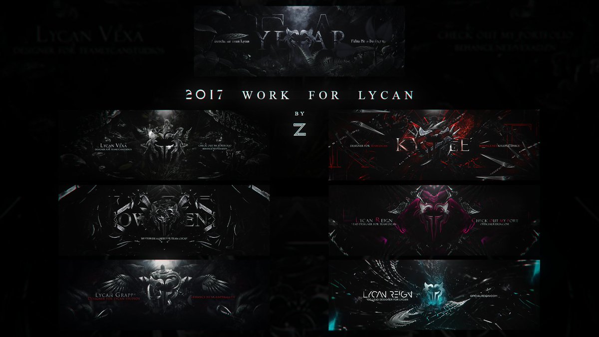 zurayed's tweet photo. work I did for Lycan since I came back last month.
5 are my #TLDRC entries. https://t.co/J0RM2CJCQw