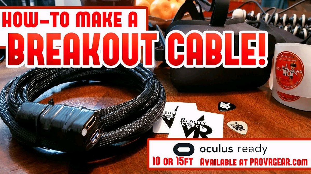 RickKing16's tweet photo. Watch "How-to make an EXTRA-LONG BREAKOUT CABLE for your OCULUS RIFT!" on YouTube https://t.co/c27NEi4iiL #vr https://t.co/JUyR0S6EvB