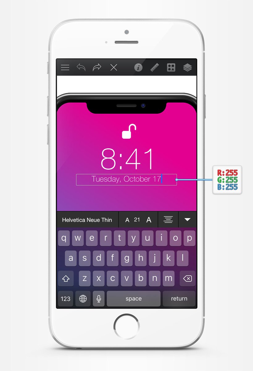 Learn how to create an iPhone X illustration, on an iPhone. Try out the latest Graphic tutorial: graphic.com/tutorials/crea…