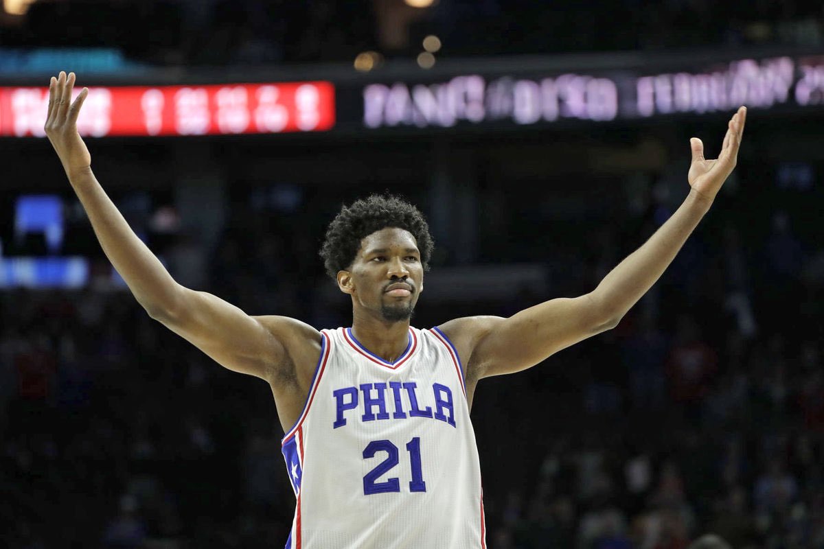 NBA_Jayhawks's tweet photo. Don’t let him get snubbed from the NBA All Star game again this year. The best Center in the league deserves to be an All Star. Every retweet counts as one vote.

Joel Embiid #NBAVote https://t.co/jWWaCgozKF