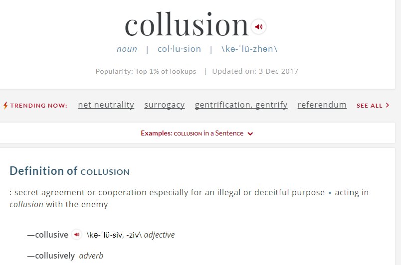 collusion examples