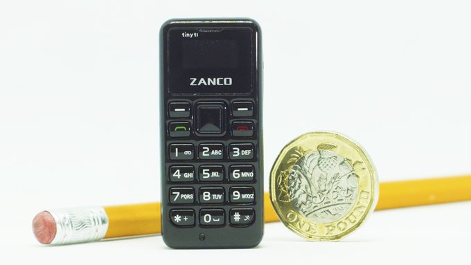 Dile hola a Zanco tiny t1, el celular más pequeño del mundo bit.ly/2lhxJ9M