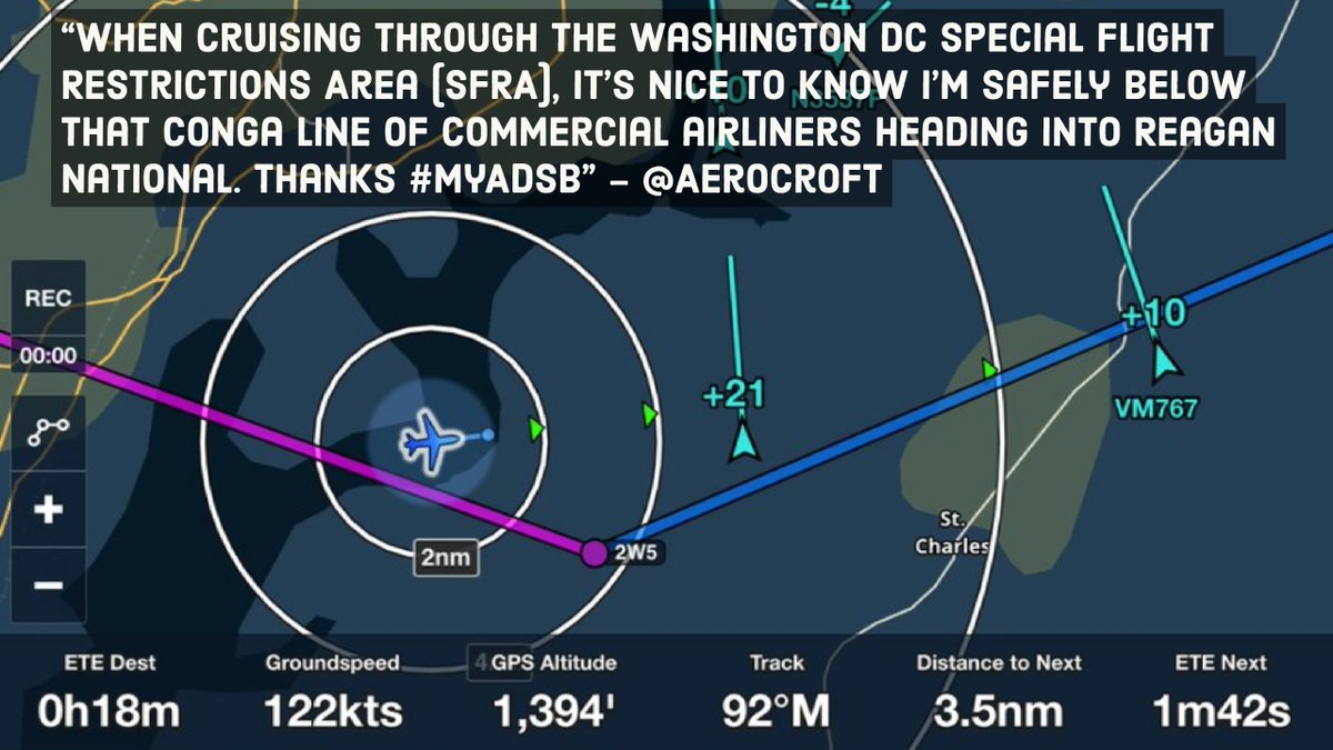 With #ADSB, #pilots for the first time see what air traffic controllers see: displays showing other #aircraft in the sky. #Equip2020 #SeeAndBeSeen #MyADSB bit.ly/2A8K0Xg