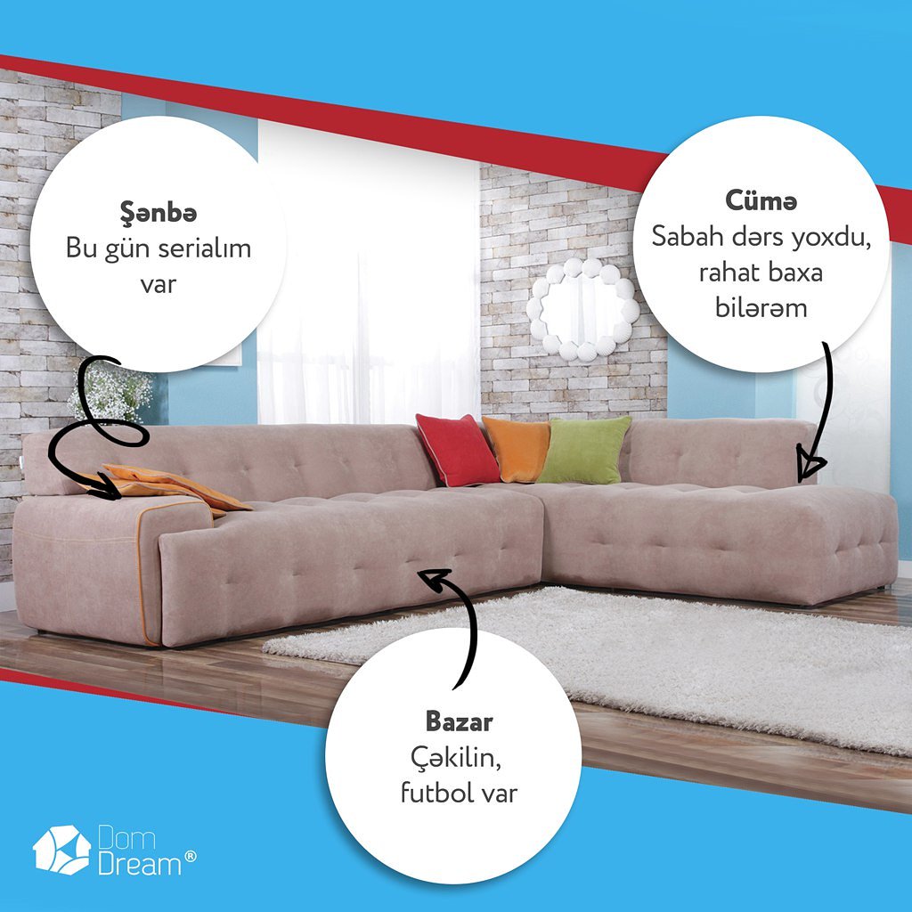 domdreamcom's tweet photo. Hamının televizora baxarkən oturduğu xüsusi yeri var? 😉 Bəs sizdə necə? 🤔 Onu da deyək ki, hamının rahatca otura bilməsi üçün bir də bizim divanlara baxın. 🤗

Toledo künc divan dəsti 👉 https://t.co/DJn2clVq5P

#DomDream #OnlineShopping #Toledo https://t.co/3Urgpg2OuK