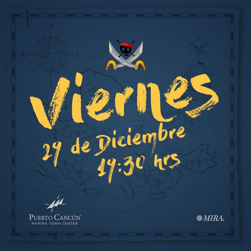 PuertoCancunMTC's tweet photo. ¡En #MarinaTownCenter la diversión nunca termina!

☠ Barco Pirata
🎪 Circo
❄ Nevada, eventos sorpresa y mucho más... #BuenViernes https://t.co/yRaYrADFhA