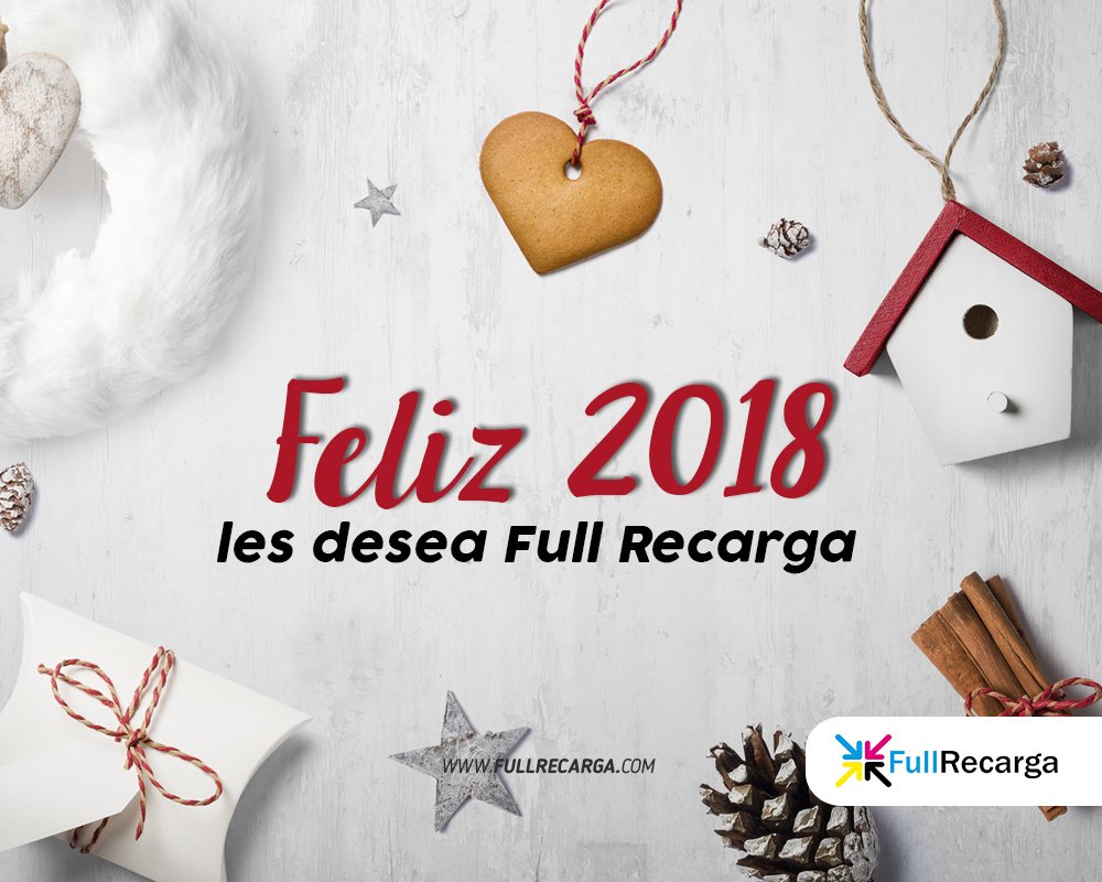 FullRecarga's tweet photo. A pocos días de se acabe el año queremos agradecer a nuestros clientes por su preferencia y que para este nuevo año #2018 seguiremos ofreciendo lo mejor de nosotros.

El dia de hoy trabajamos hasta las 7:00pm y volvemos el 3 de enero con mucha energía.

#Feliz2018 https://t.co/MBqlkhT9rW