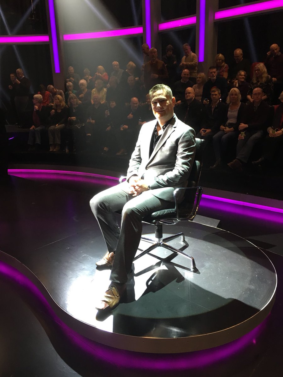 Just watching Celebrity Mastermind. I think mine is on Wednesday night next week. 7pm BBC One. Even posting this photo brings me out in a cold sweat.