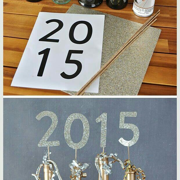 CFEvent_M's tweet image. Here's my favorite decoration ideas from pinterest for #NewYearsEveParty
Tip1:Color matters with what you match them with. Tip2: gold with gold is too bright. Tip3: gold and silver is  a color clash. New years colors can be gold with black, white, navy blue. Silver- black, white.