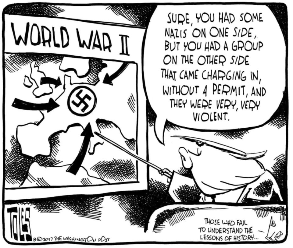 PostOpinions's tweet photo. "The Oval Office is occupied by a con artist intent on dividing and conquering the government of the United States." 

- @TomTolesToons https://t.co/CNCfimzDwK https://t.co/a0nqKjMmFy